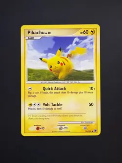 Pikachu Lv. 12 70/100 Pokemon Majestic Dawn Common Lightly Played (LP) 2008 - Image 1