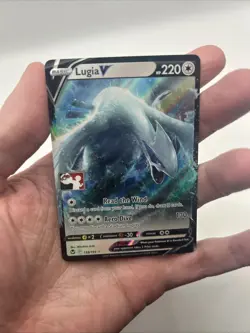 138/195 Lugia V Prize Pack Series Stamped Play Pokemon TCG Silver Tempest - Image 3