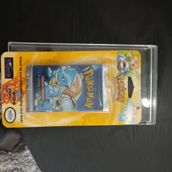 Pokemon Base Set First Edition Shadowless Blister Pack Blastoise 1999 EMPTY OPEN - Image 5