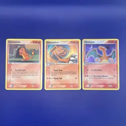 Charizard Holo Power Keepers Lot With Charmander And Charmeleon Pokemon TCG - Image 1