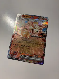 Arcanine ex Pokemon Scarlet & Violet Base Set 032/198 NM - Image 1