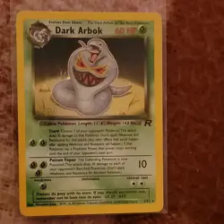Dark Arbok 2/82 HOLO NM Team Rocket Pokemon TCG - Image 1