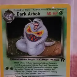 Dark Arbok 2/82 HOLO NM Team Rocket Pokemon TCG - Image 2