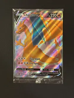 Pokemon Charizard V SWSH050 (SEALED) Promo Ultra Rare Holo NM English MINT!!! - Image 1