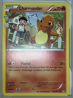 Pokemon TCG Charmander RC3/RC32 Radiant Collection Regular 70 HP Playful - Image 1