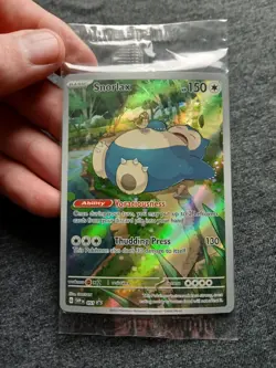 Pokemon TCG Snorlax SVP 051 Scarlet & Violet 151 Black Star Promo (SEALED) - Image 1