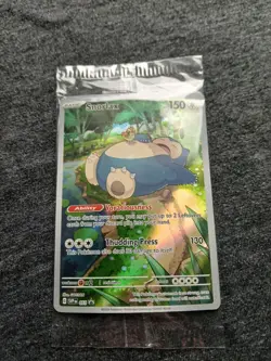 Pokemon TCG Snorlax SVP 051 Scarlet & Violet 151 Black Star Promo (SEALED) - Image 3