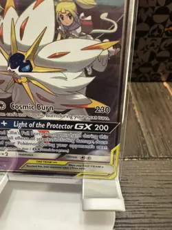 Pokemon TCG Solgaleo & Lunala GX Holo 75/236 Sun & Moon Cosmic Eclipse NM to LP - Image 3
