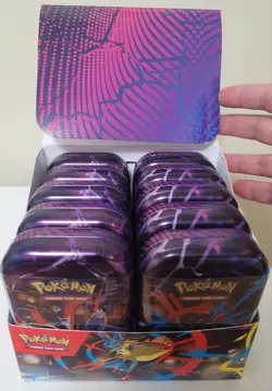 Pokemon Mega Evolution Heroes Mini Tins Lot of (10) Factory Sealed Tins - Image 2