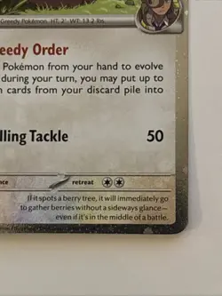 Pokemon TCG Arven's Greedent - 159/182 - Holo - Destined Rivals - Image 4