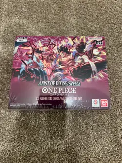 ONE PIECE OP-11 TCG A FIST OF DIVINE SPEED BOOSTER BOX NEW ENGLISH SEALED - Image 1