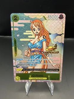 One Piece O-Nami Nami OP06-101 Championship CS 25-26 Stamp Promo - Image 1
