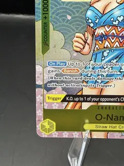 One Piece O-Nami Nami OP06-101 Championship CS 25-26 Stamp Promo - Image 5