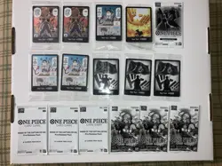 ONE PIECE Card Collection Lot Sealed Foil Dons And Packs - Image 1