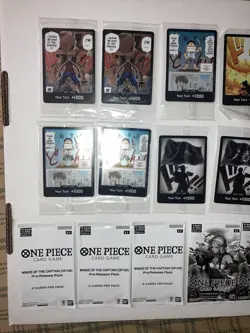 ONE PIECE Card Collection Lot Sealed Foil Dons And Packs - Image 2