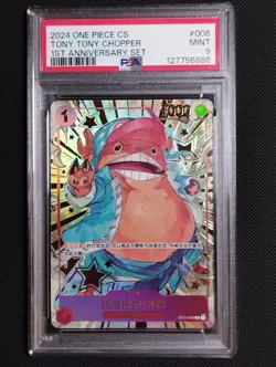 One Piece TCG Tony Tony Chopper ST01-006 Cinese PSA 9 - Image 1