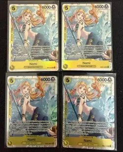 4X Nami EB03-053 Extra Booster: One Piece Heroines Edition SR Playset - Image 1