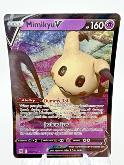 Mimikyu V 068/172 Ultra Rare Holo SWSH09: Brilliant Stars Pokemon Card - Image 1