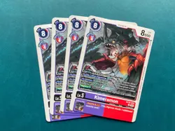 Kimeramon BT19-070 Playset Special Booster 2.0 2.5 Digimon Card Game x4 - Image 1