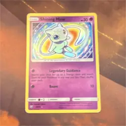 Pokemon TCG Shining Mew Shining Legends Holo Rare Card 40/73 30HP Basic - Image 1
