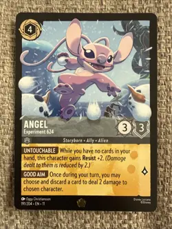 Disney Lorcana Angel Experiment 624 Character Card 191/204 Legendary - Image 1