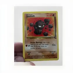 Pokemon Geodude Fossil 47/62 1st Edition Regular Common English 1999 Card - Image 1