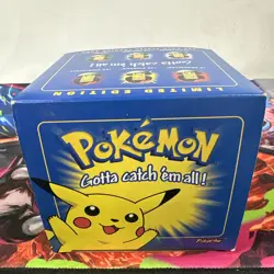 1999 Pokemon Pikachu 23K Gold-Plated Trading Card Burger King Blue Box SEALED - Image 1