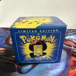1999 Pokemon Pikachu 23K Gold-Plated Trading Card Burger King Blue Box SEALED - Image 3