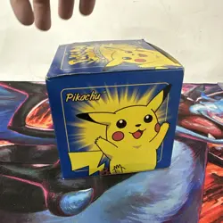 1999 Pokemon Pikachu 23K Gold-Plated Trading Card Burger King Blue Box SEALED - Image 4