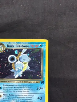Pokemon Cards: Team Rocket 1st Edition Rare Holo: Dark Blastoise 3/82 - Image 4