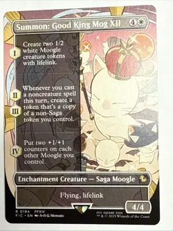 Summon: Good King Mog XII (Borderless) Commander: Final Fantasy Regular - Image 1