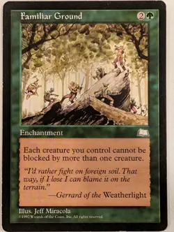 Familiar Ground - Weatherlight - Magic the Gathering MTG Nice! - Image 1