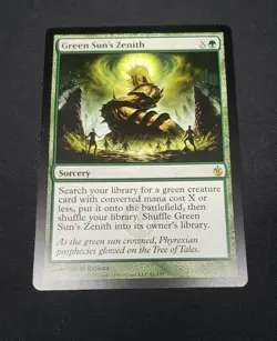 Green Sun's Zenith - Mirrodin Besieged - NM - MTG - Image 1