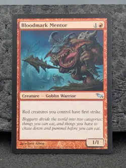 LP - Bloodmark Mentor - Shadowmoor - Magic The Gathering Lightly Played Eng MTG - Image 1