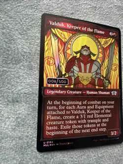 Valduk, Keeper of the Flame 008/500 -Serial Numbered MAGIC THE GATHERING - Image 2