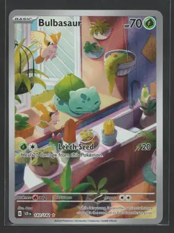 Bulbasaur 143/142 Sv07: Stellar Crown Holo Illustration Rare Pokemon TCG - Image 1