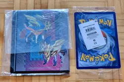 Pokemon Sword & Shield Oversized Jumbo Card Binder + Snorlax VMAX Card Gamestop - Image 2