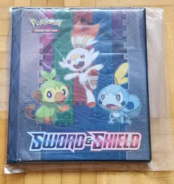 Pokemon Sword & Shield Oversized Jumbo Card Binder + Snorlax VMAX Card Gamestop - Image 3