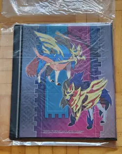 Pokemon Sword & Shield Oversized Jumbo Card Binder + Snorlax VMAX Card Gamestop - Image 4