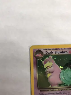 + Free Shipping Dark Slowbro Pokemon Card Holo Team Rocket 12/82 - Image 2