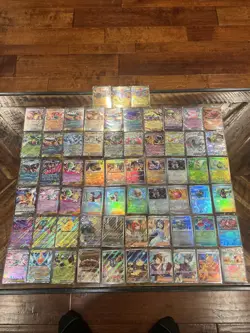 2025 Pokemon TCG Lot-63 Full Art Masterball And Ex Cards Pikachu Firebreather + - Image 1