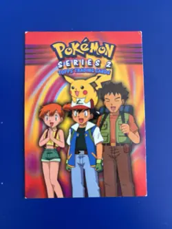 Pokemon SERIES 2 CHECKLIST NON-Holo Topps Blue Logo 1st TV Animation 2000 RARE - Image 1
