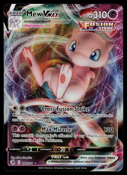 Pokemon Card - Mew VMAX Fusion Strike 114/264 Ultra Rare - Image 1