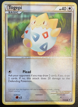 Pokemon TCG Togepi Undaunted 70/90 Regular LP - Image 1