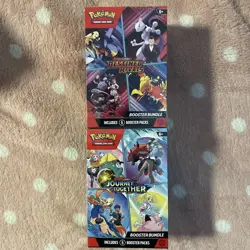 2x Pokemon TCG Booster Bundles - Destined Rivals & Journey Together *New Sealed* - Image 1