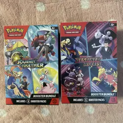 2x Pokemon TCG Booster Bundles - Destined Rivals & Journey Together *New Sealed* - Image 2