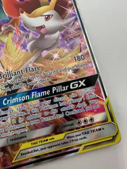 Pokemon TCG Charizard & Braixen GX Tag Team SM230 Promo Near Mint - Image 5
