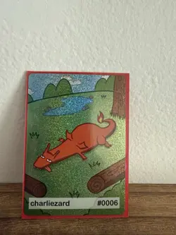Charliezard (Charizard) #6 - Set Hit Holo - Gen 1 Pookiemoot Fan Art - Pokemon - Image 1