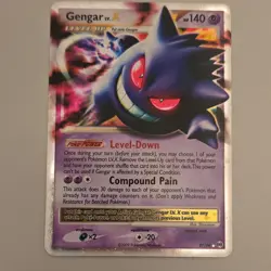 Pokemon Gengar LV.X Platinum Arceus 97/99 Holo Swirl LP condition - Image 1