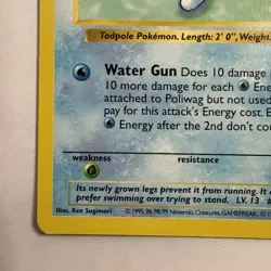 Pokemon TCG Poliwag Base Set 59/102 Regular Shadowless Common - Image 5